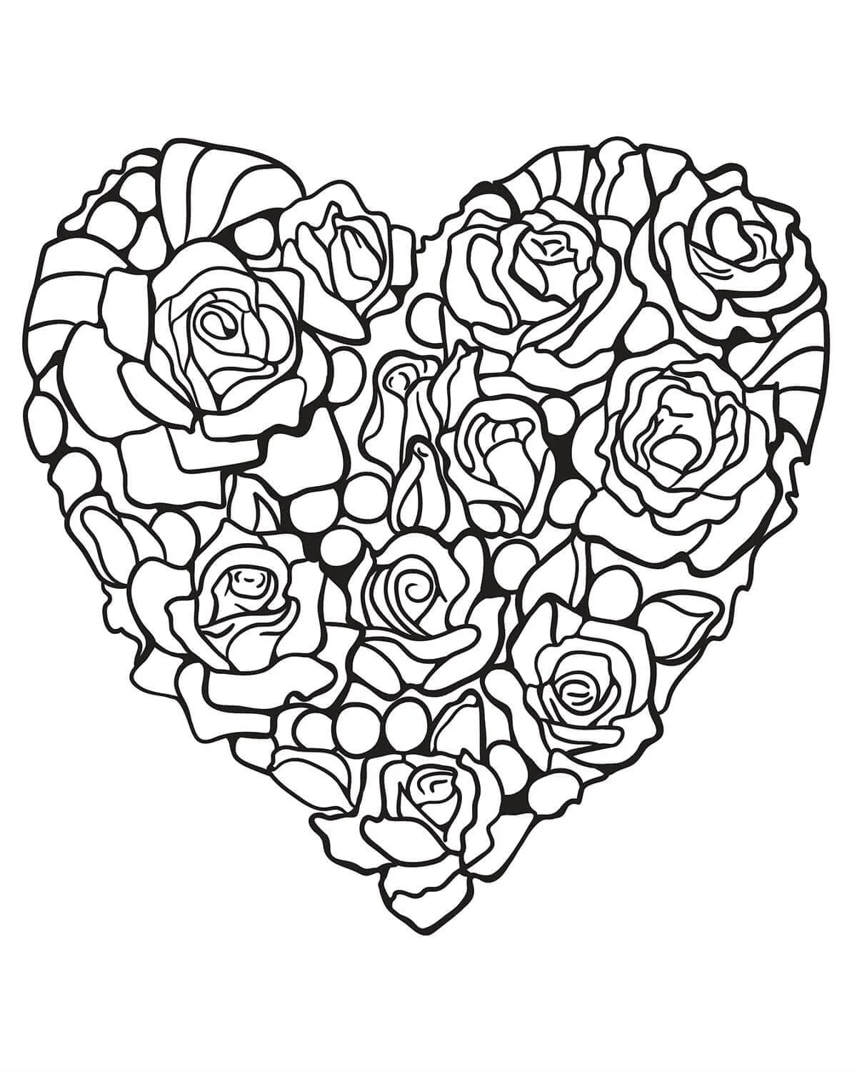 Dibujos para colorear e imprimir Roses