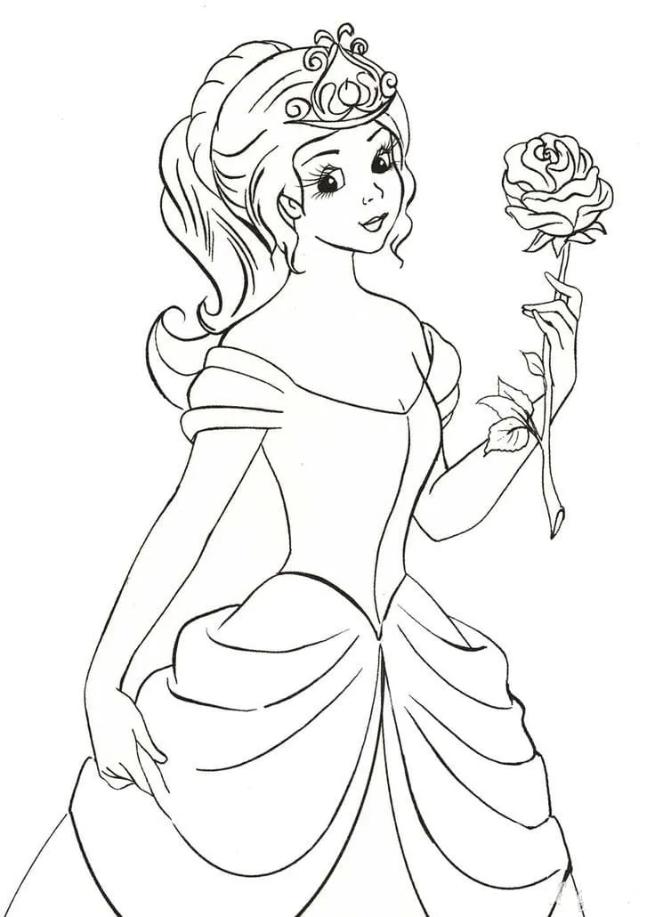 Dibujos para colorear e imprimir Roses