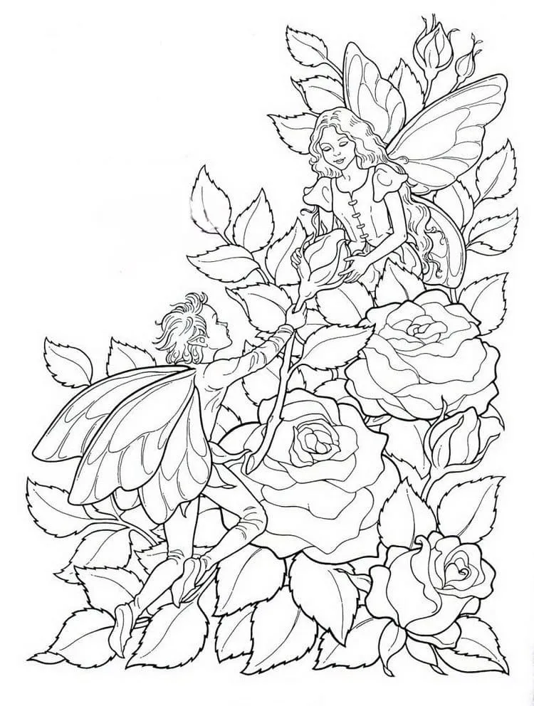 Dibujos para colorear e imprimir Roses