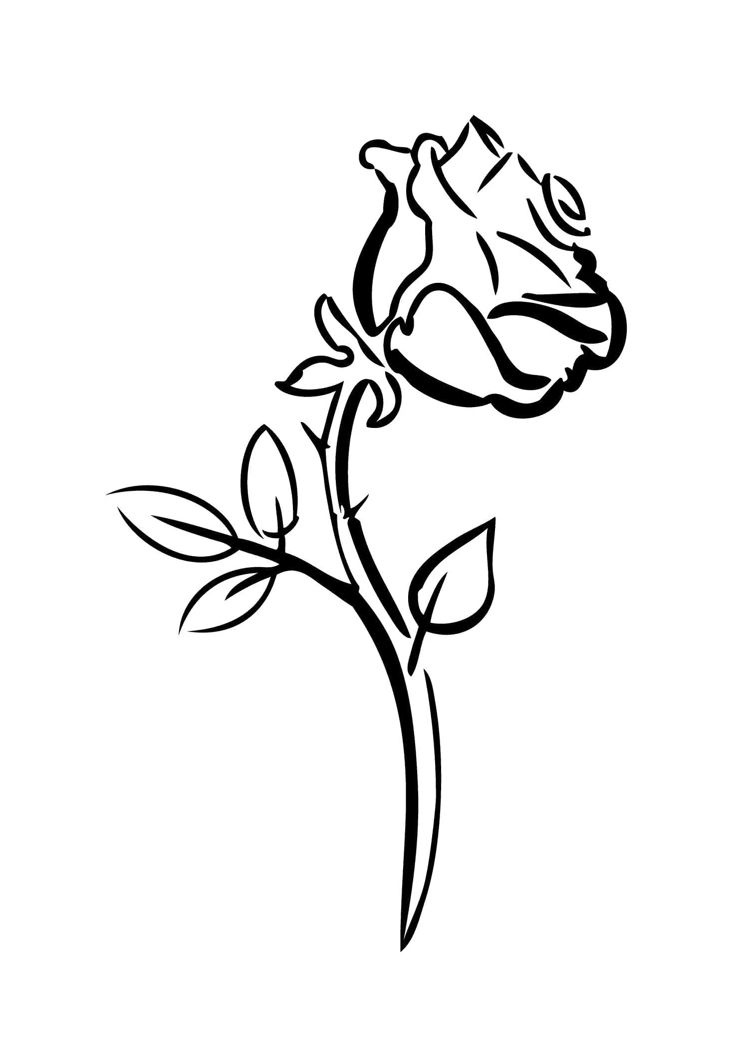 Dibujos para colorear e imprimir Roses