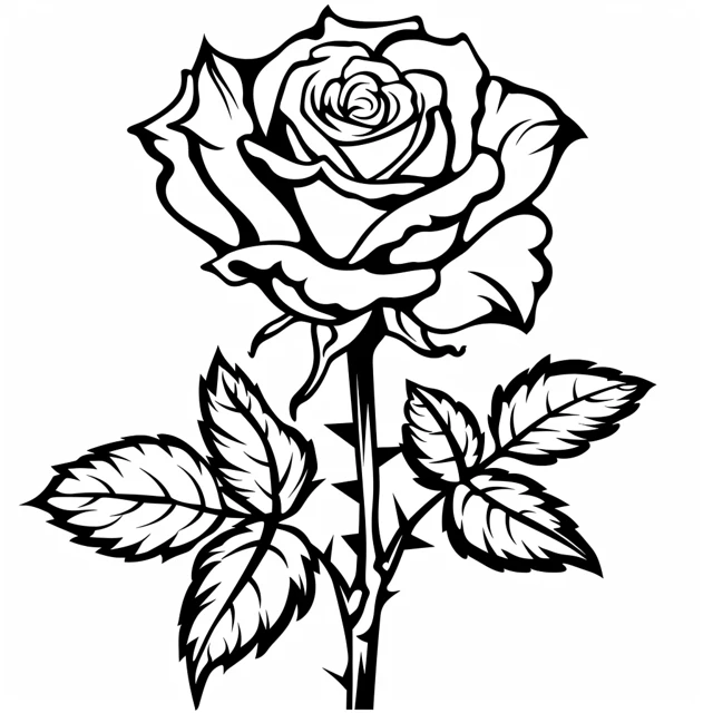 Dibujos para colorear e imprimir Roses