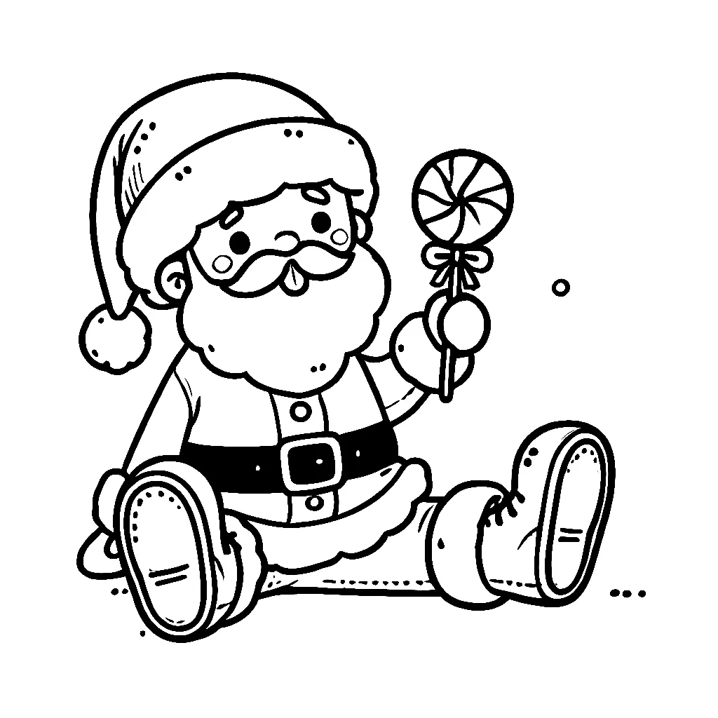 Santa Claus coloring pages 4