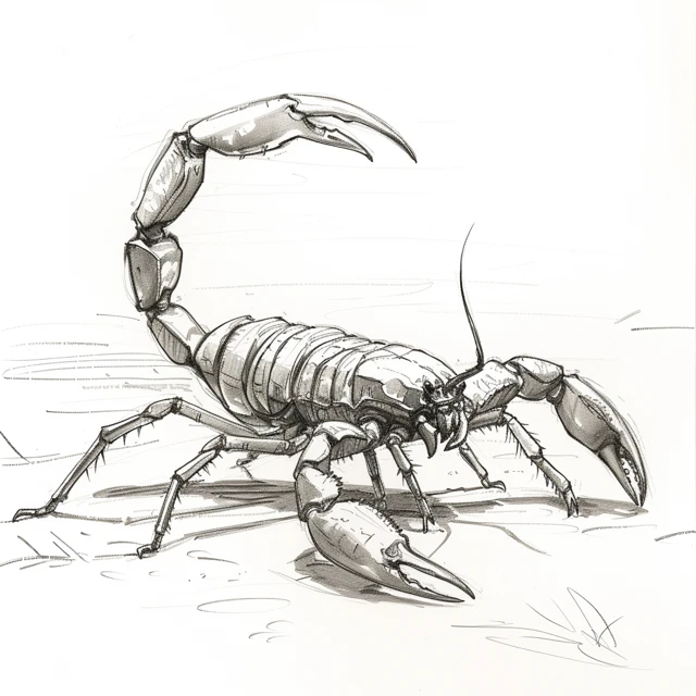 Dibujos para colorear e imprimir Scorpion