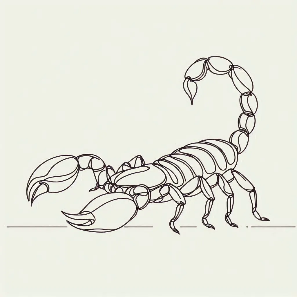 Dibujos para colorear e imprimir Scorpion