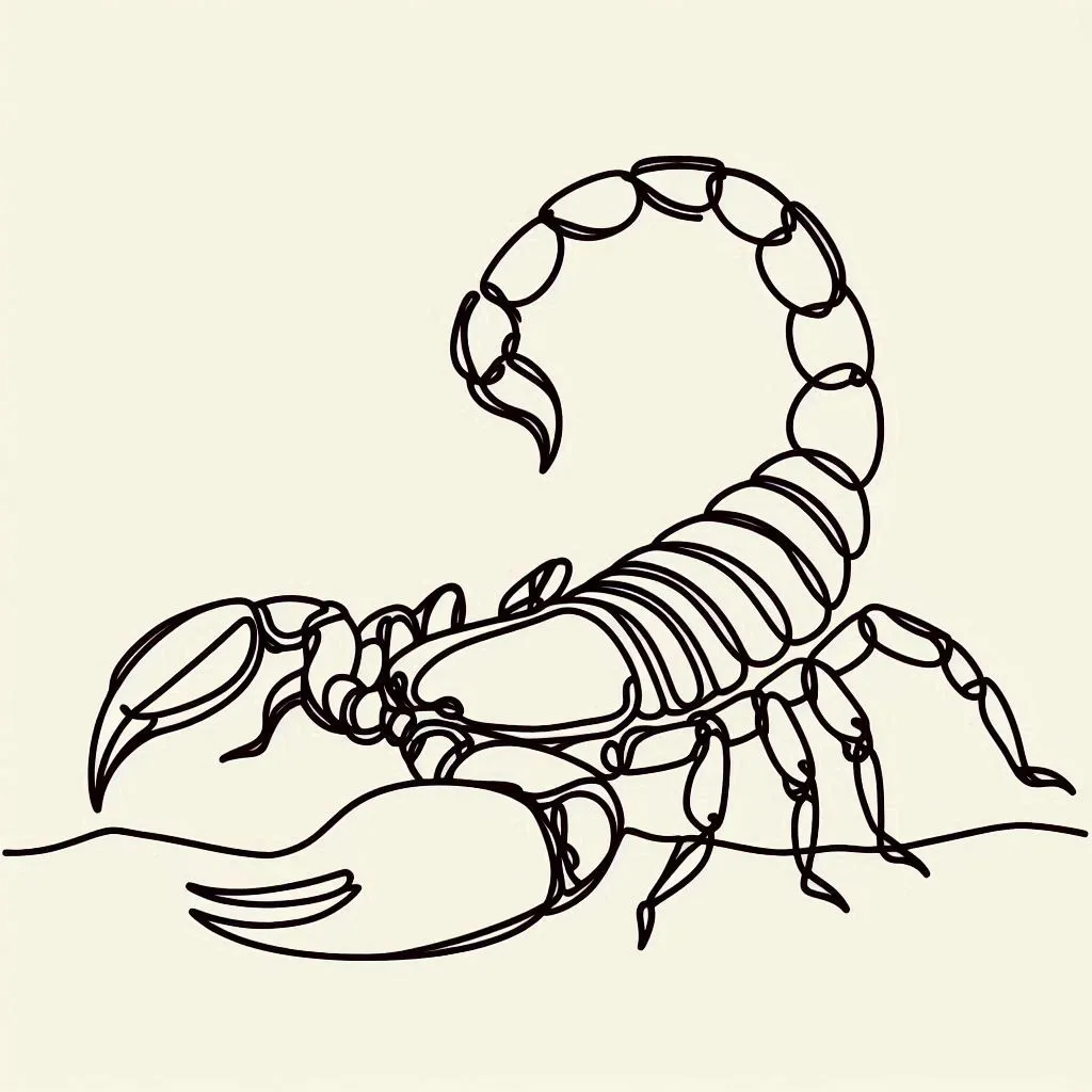 Dibujos para colorear e imprimir Scorpion