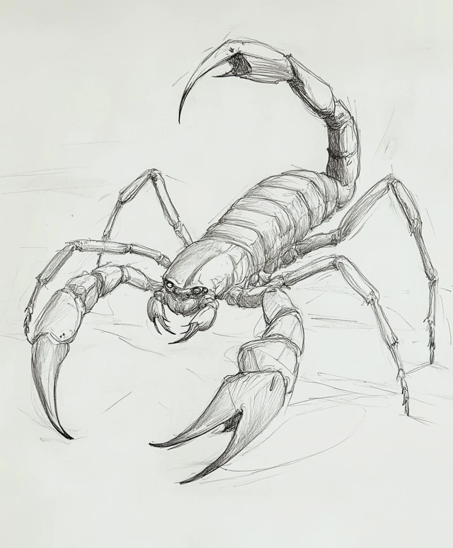 Dibujos para colorear e imprimir Scorpion