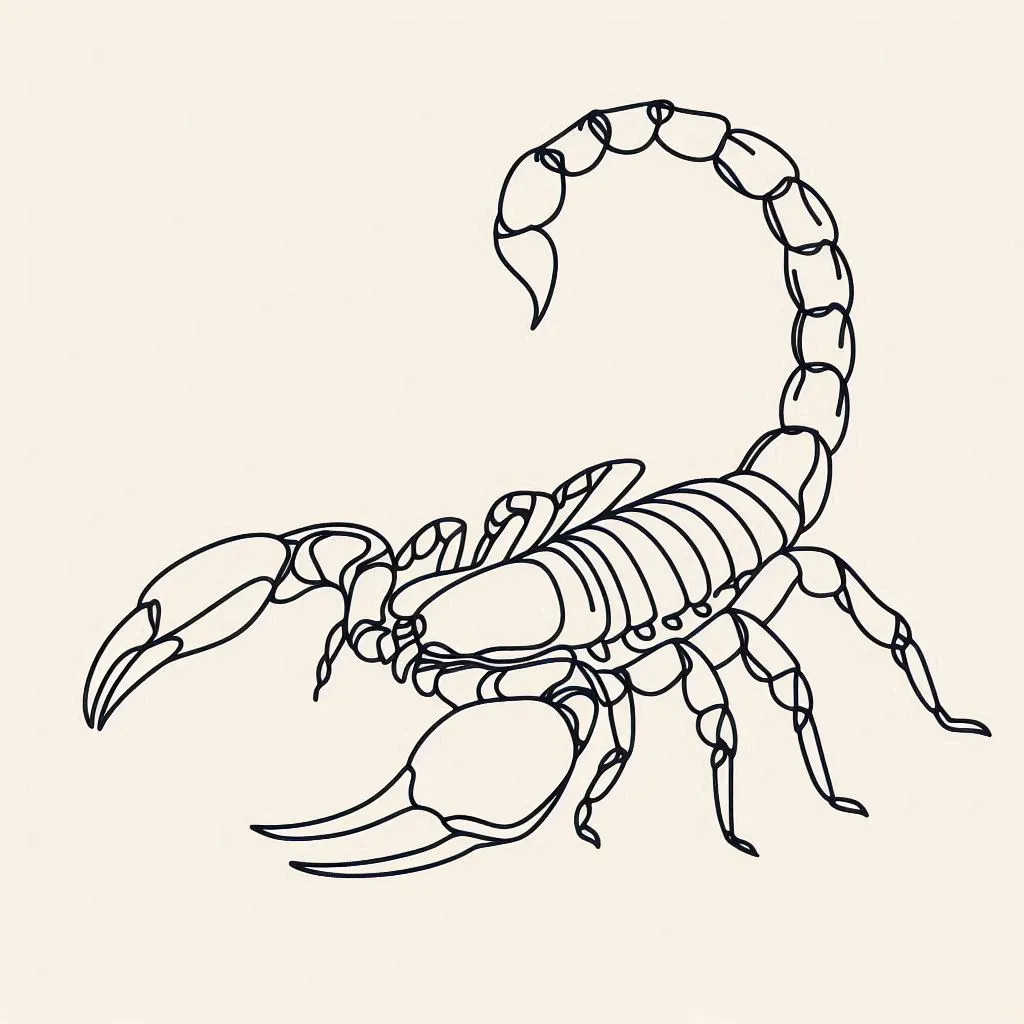 Dibujos para colorear e imprimir Scorpion