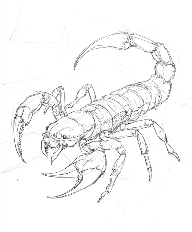 Dibujos para colorear e imprimir Scorpion