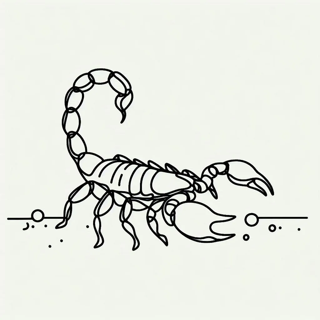 Dibujos para colorear e imprimir Scorpion