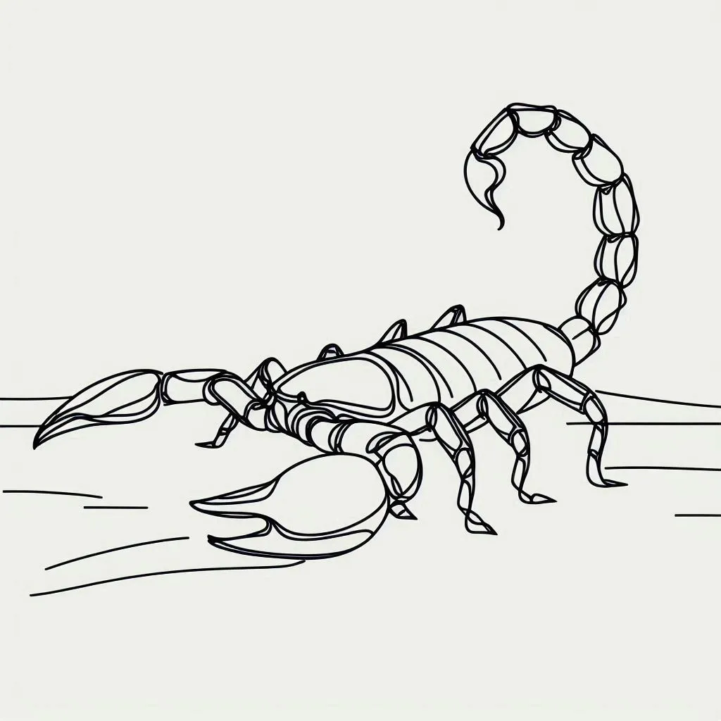 Dibujos para colorear e imprimir Scorpion