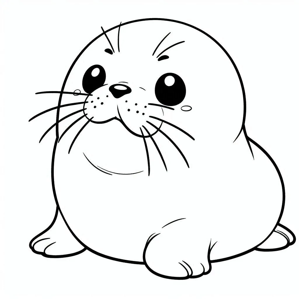 Dibujos para colorear e imprimir Seal