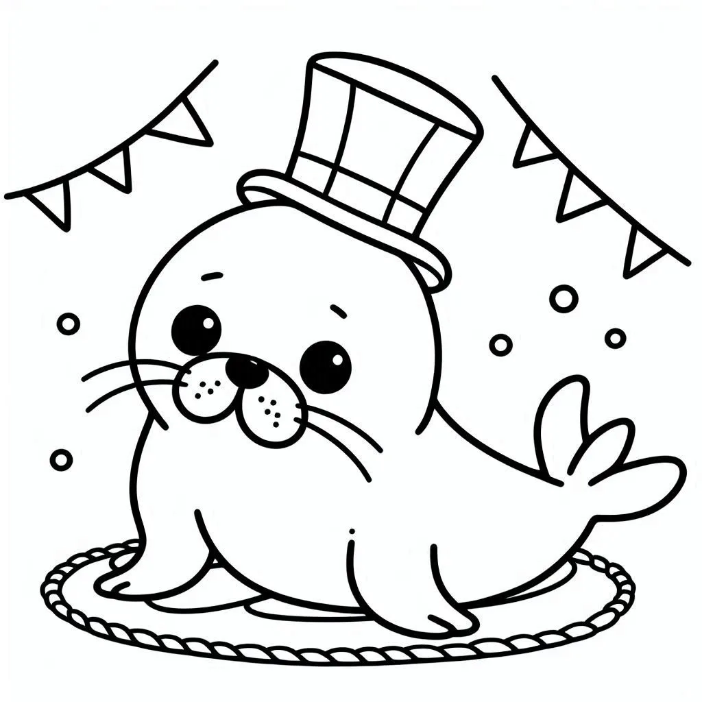 Dibujos para colorear e imprimir Seal