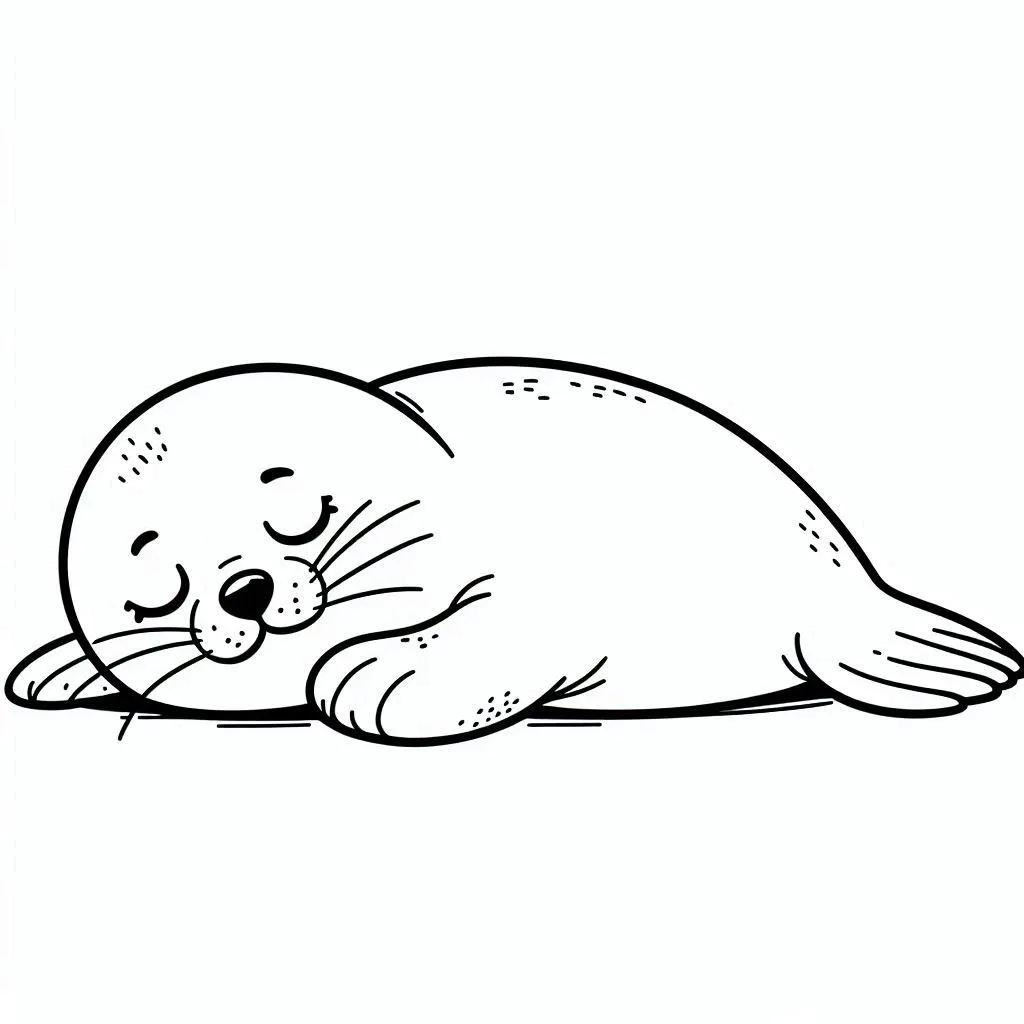 Dibujos para colorear e imprimir Seal