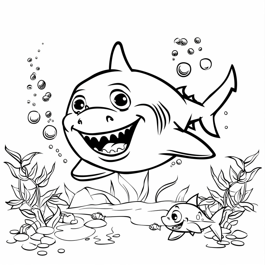 Dibujos para colorear e imprimir Sharks