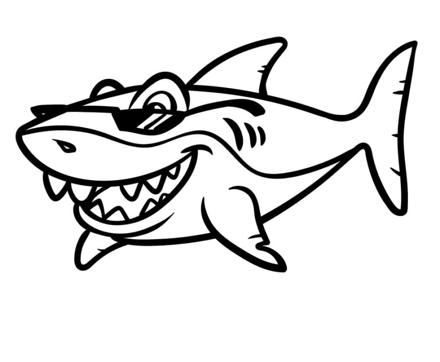 Dibujos para colorear e imprimir Sharks