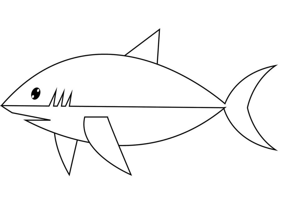 Dibujos para colorear e imprimir Sharks