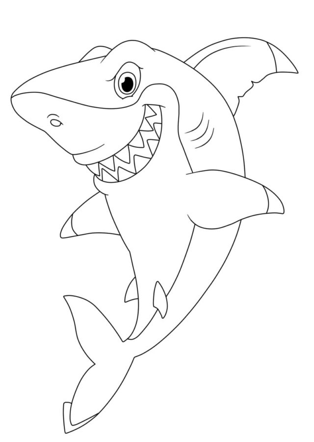 Dibujos para colorear e imprimir Sharks