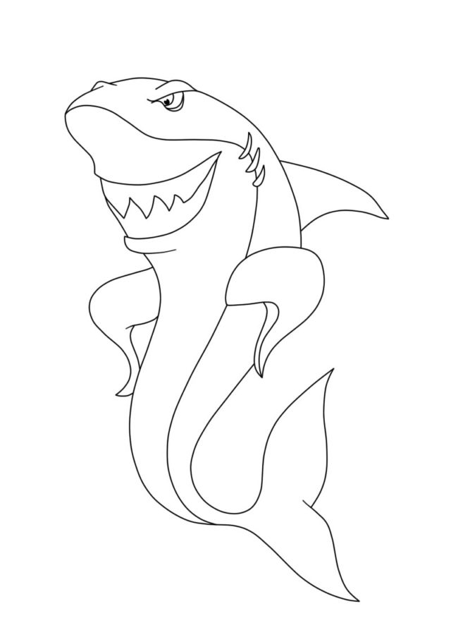 Dibujos para colorear e imprimir Sharks