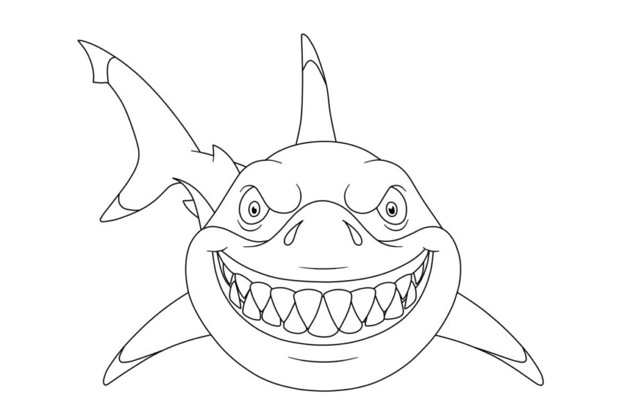 Dibujos para colorear e imprimir Sharks