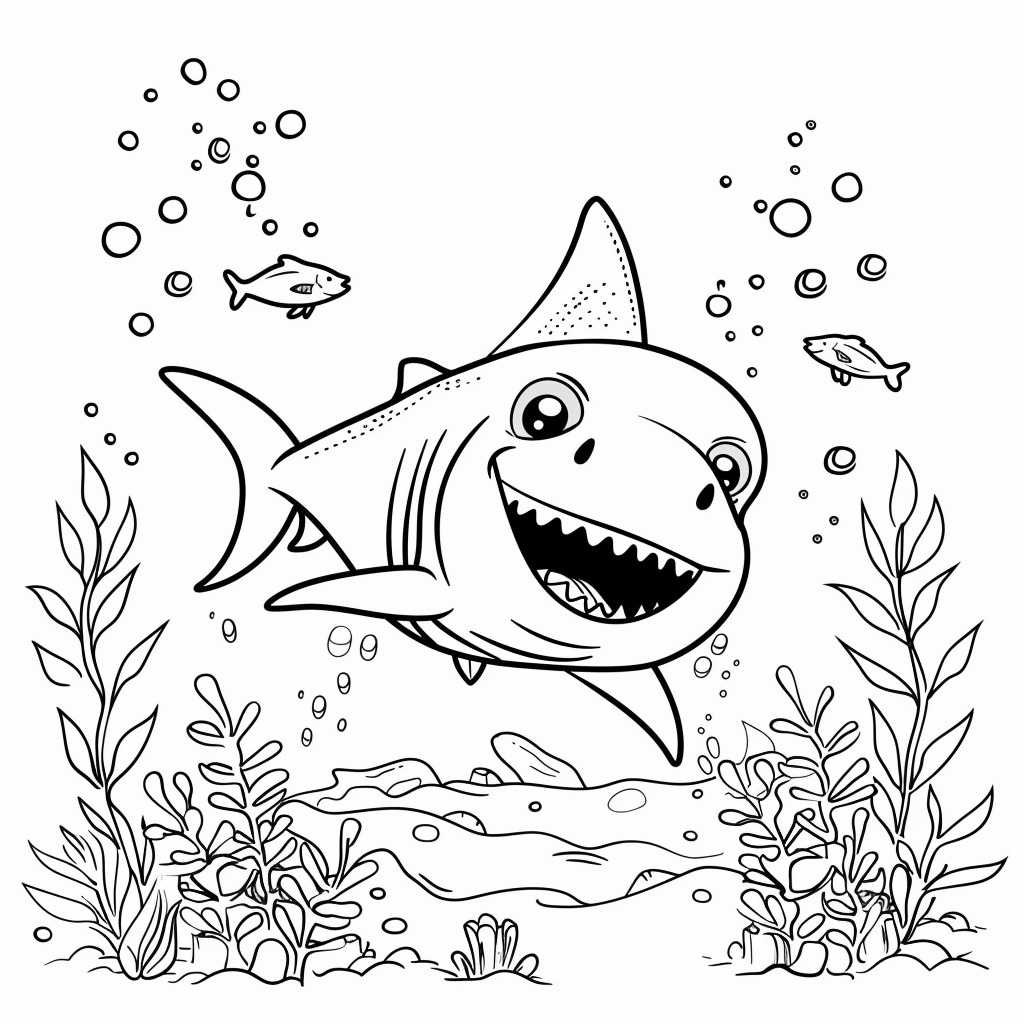 Dibujos para colorear e imprimir Sharks