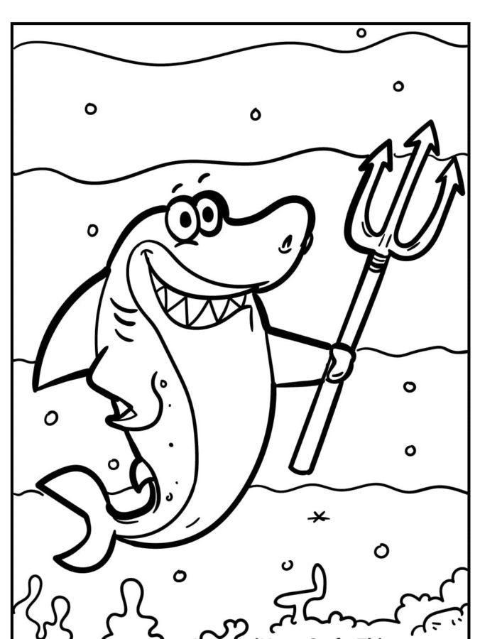 Dibujos para colorear e imprimir Sharks