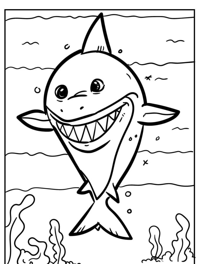 Dibujos para colorear e imprimir Sharks