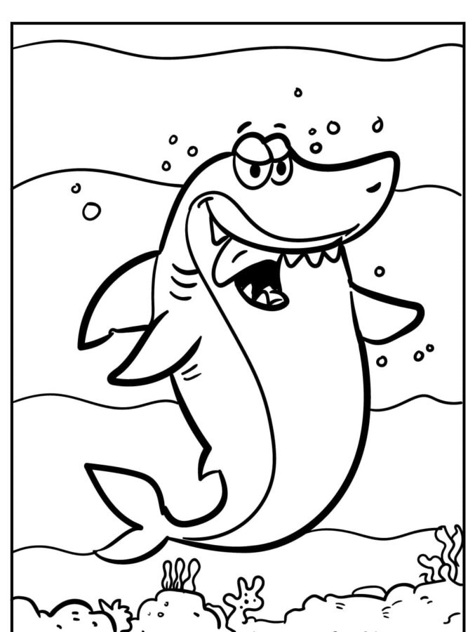 Dibujos para colorear e imprimir Sharks