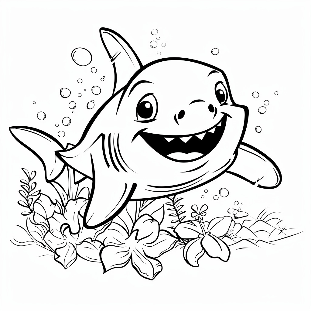 Dibujos para colorear e imprimir Sharks