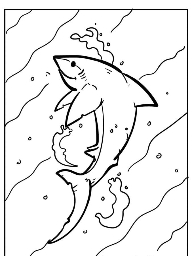 Dibujos para colorear e imprimir Sharks