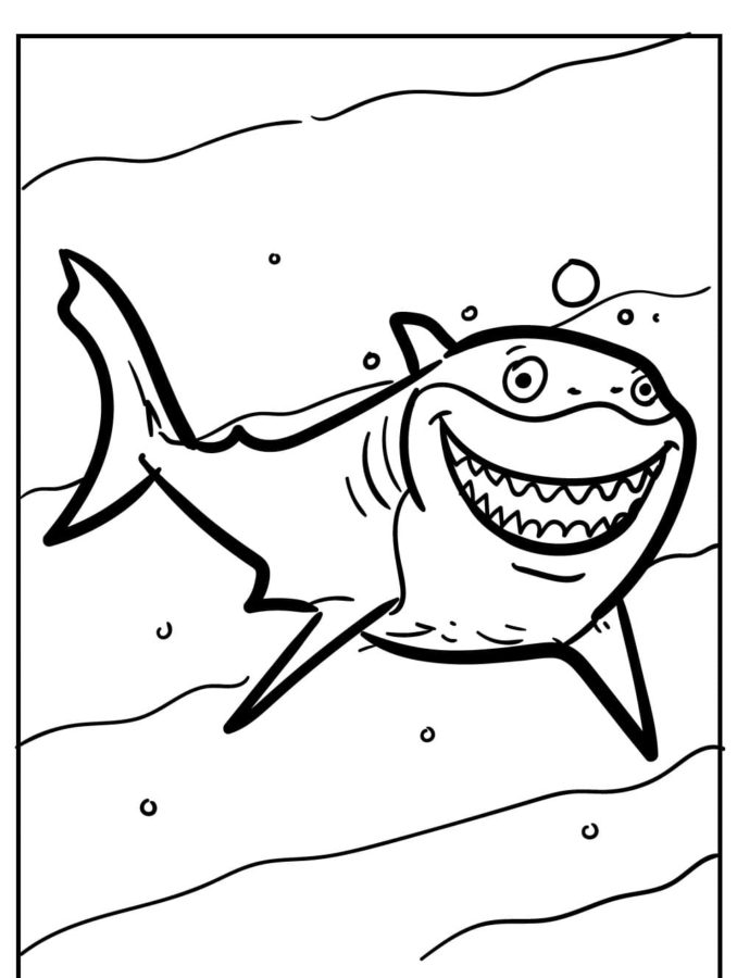 Dibujos para colorear e imprimir Sharks