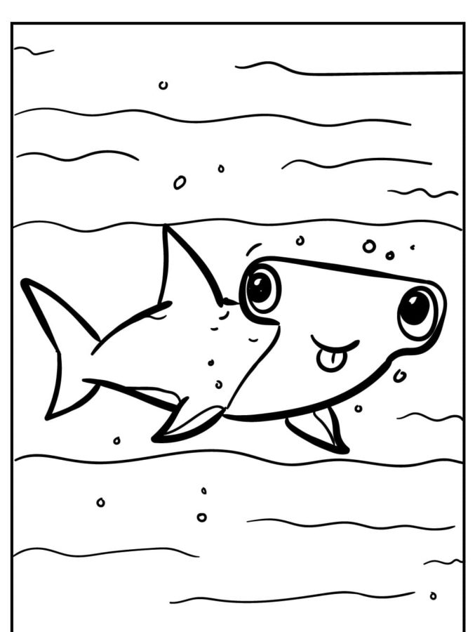 Dibujos para colorear e imprimir Sharks