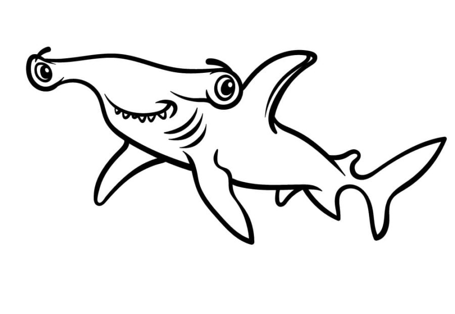 Dibujos para colorear e imprimir Sharks