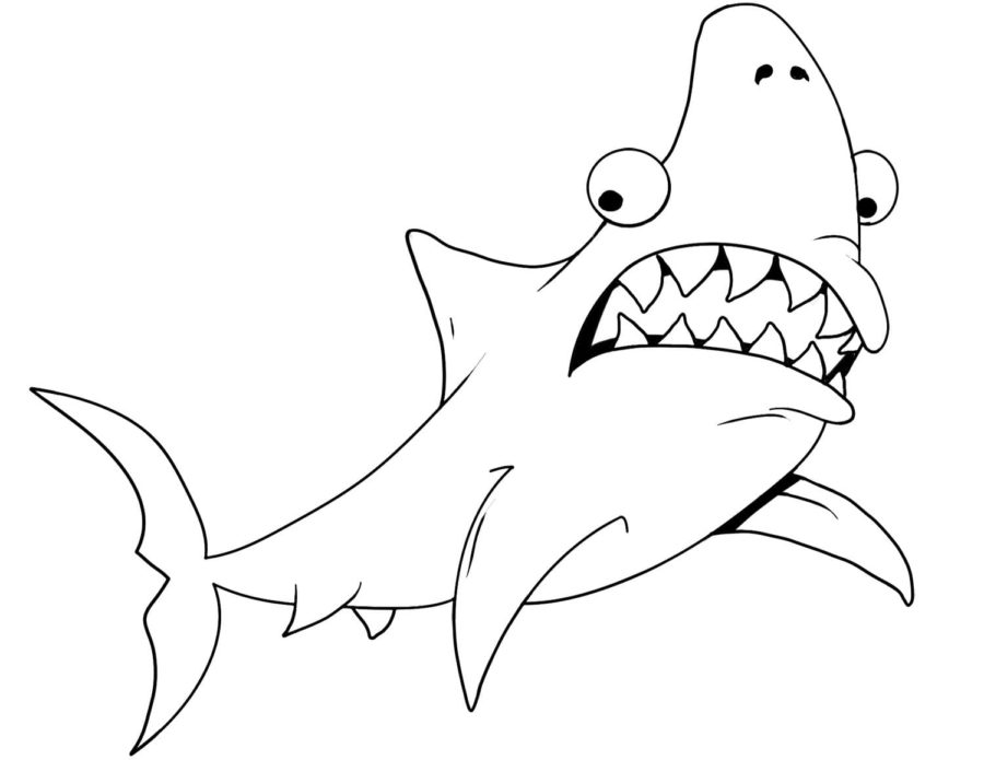 Dibujos para colorear e imprimir Sharks