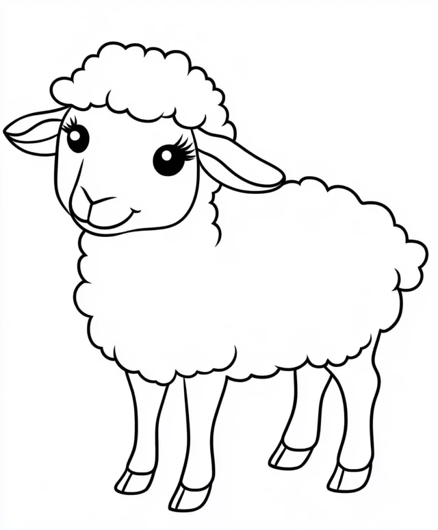 Dibujos para colorear e imprimir Sheep