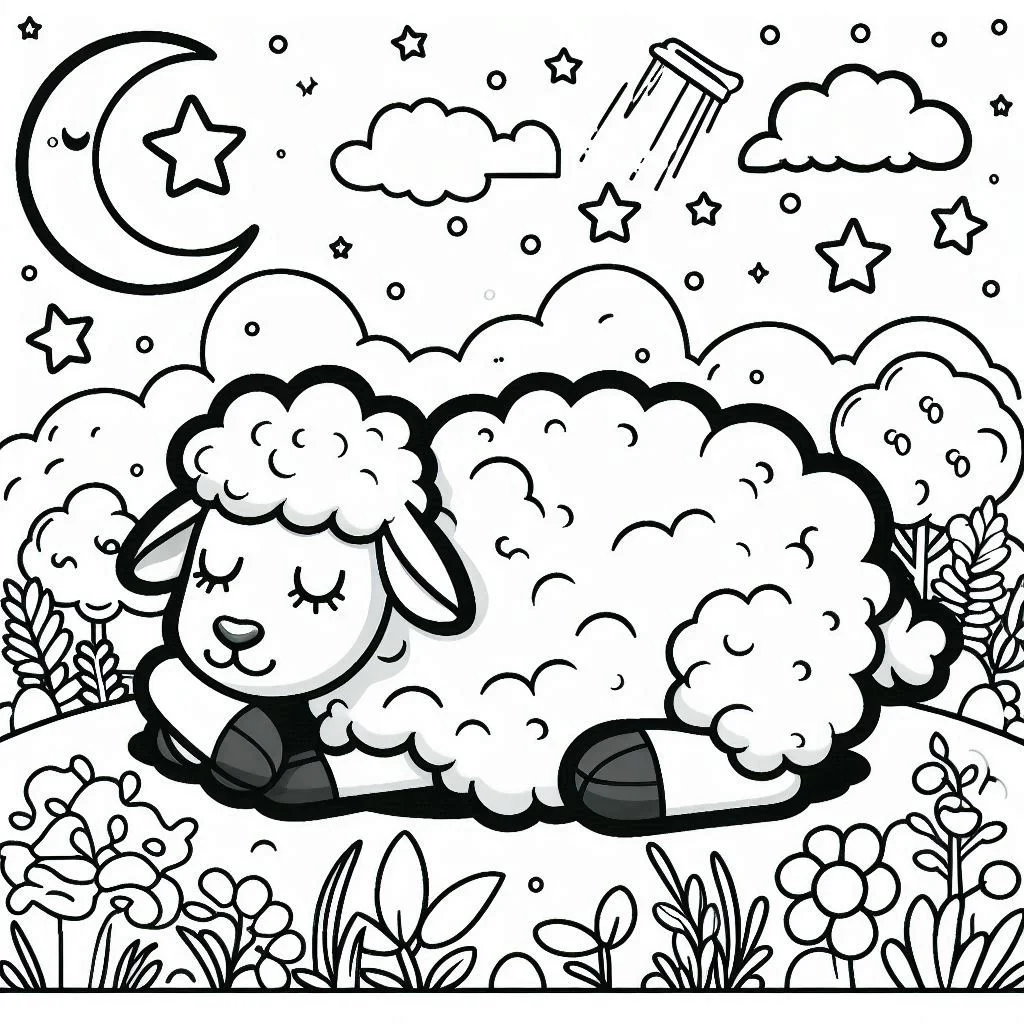 Dibujos para colorear e imprimir Sheep