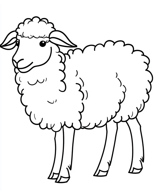 Dibujos para colorear e imprimir Sheep