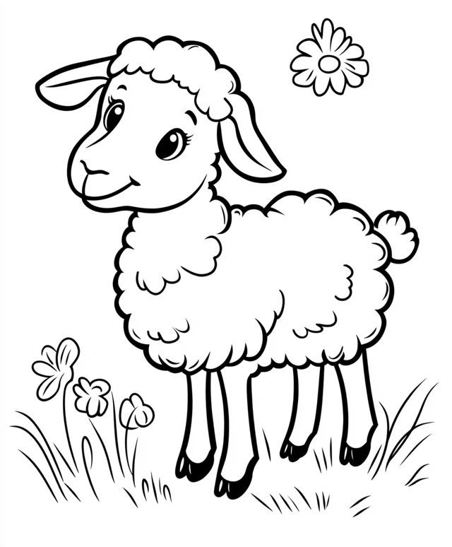 Dibujos para colorear e imprimir Sheep