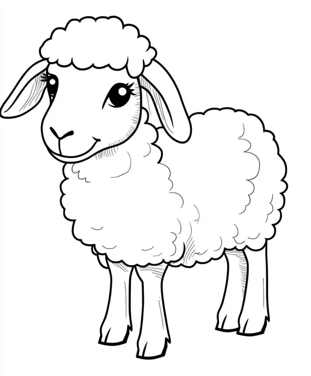 Dibujos para colorear e imprimir Sheep