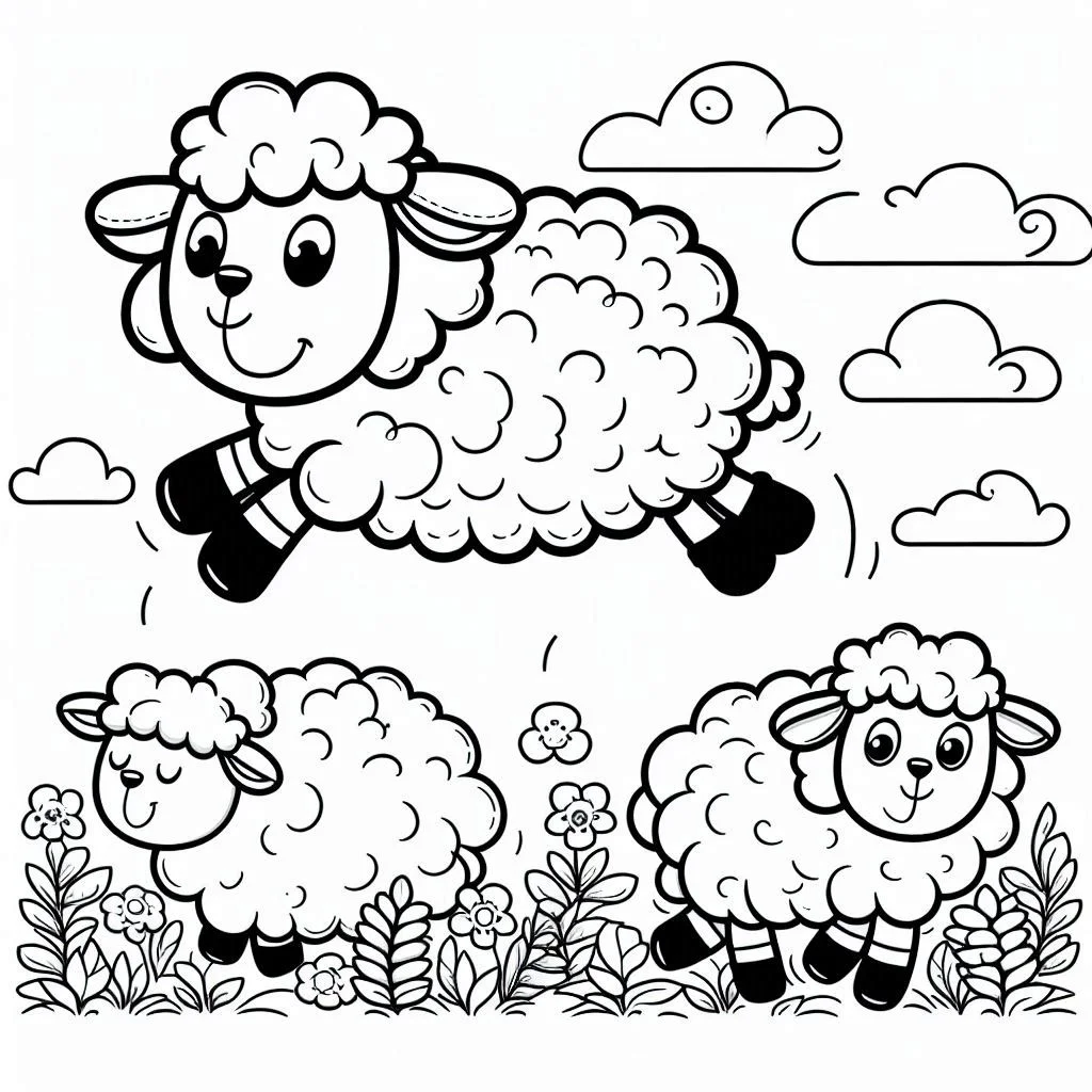 Dibujos para colorear e imprimir Sheep