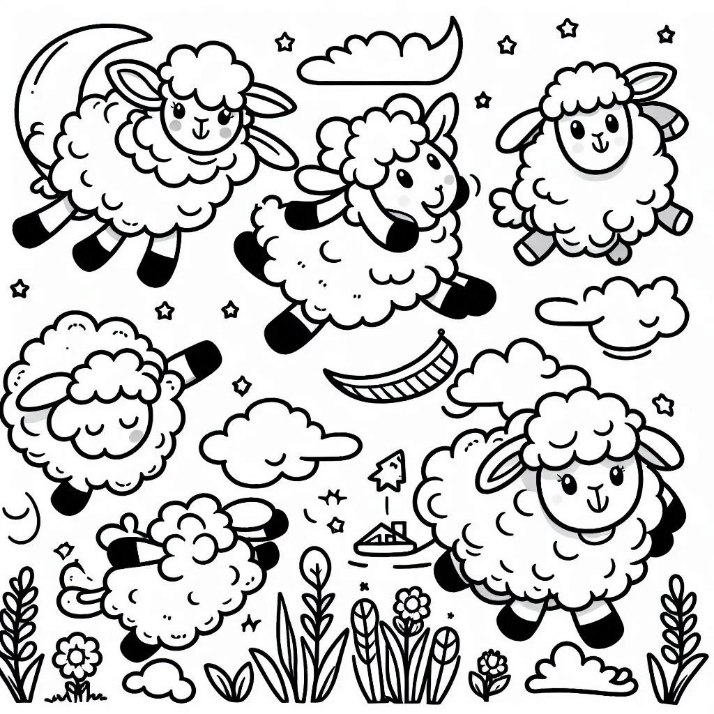 Dibujos para colorear e imprimir Sheep