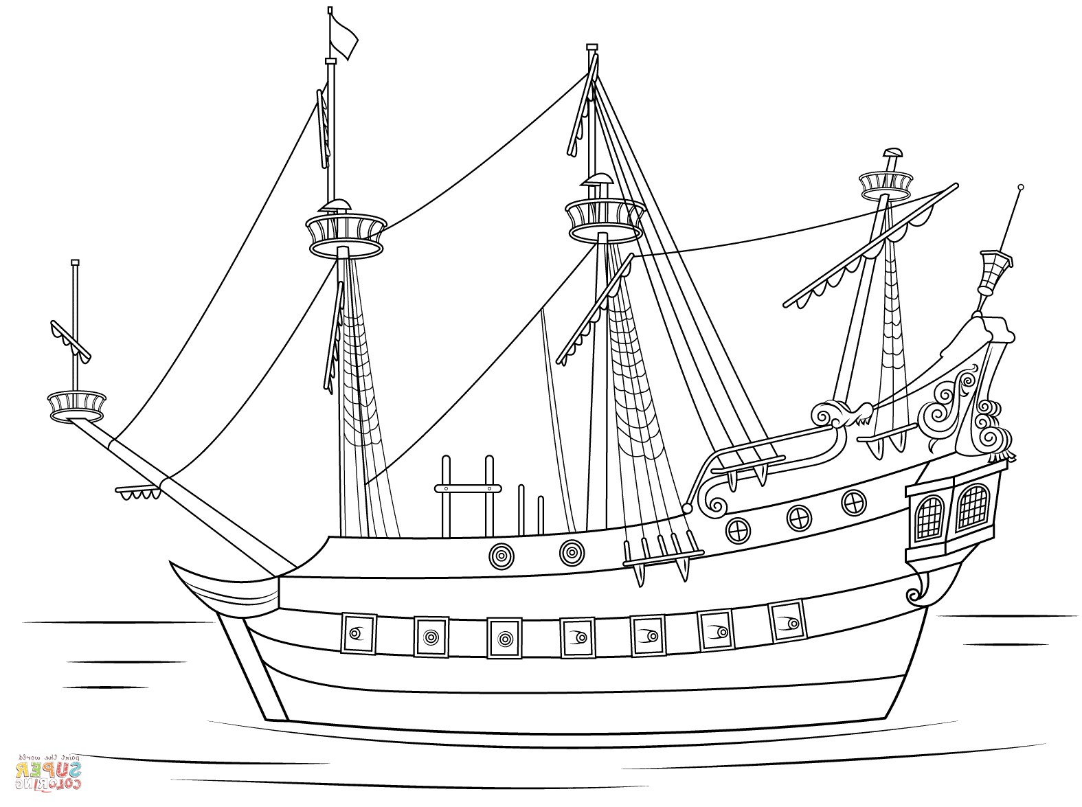 Dibujos para colorear e imprimir Ships