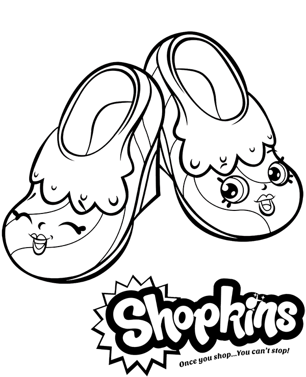 Dibujos para colorear e imprimir Shopkins