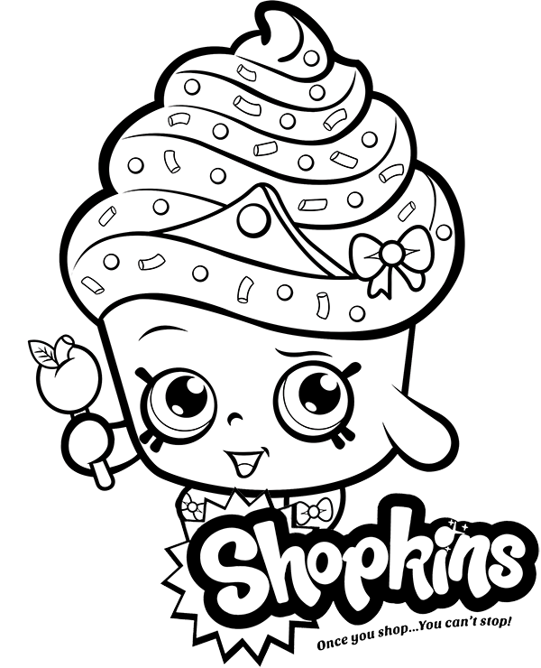 Dibujos para colorear e imprimir Shopkins