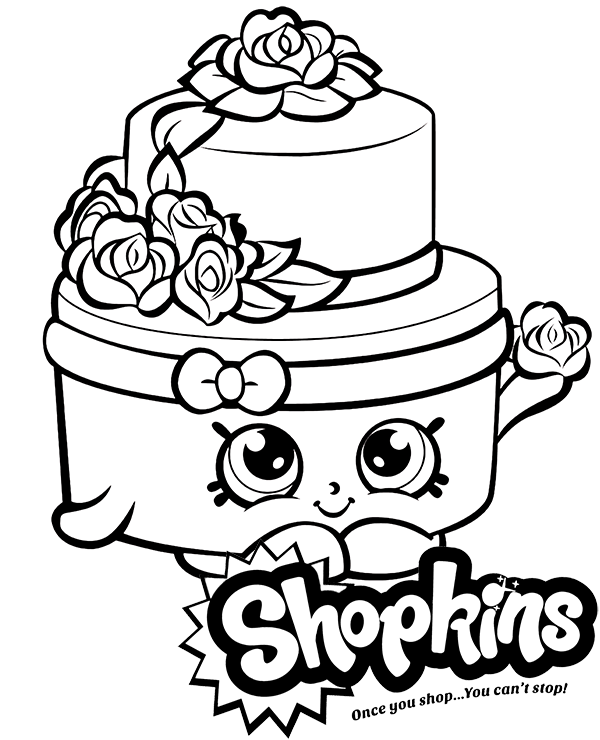 Dibujos para colorear e imprimir Shopkins