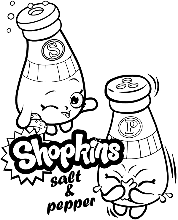 Dibujos para colorear e imprimir Shopkins