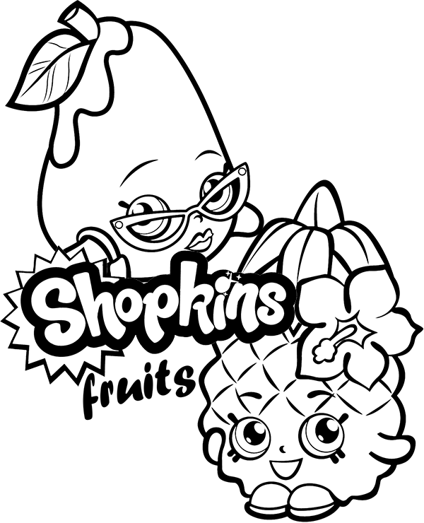 Dibujos para colorear e imprimir Shopkins