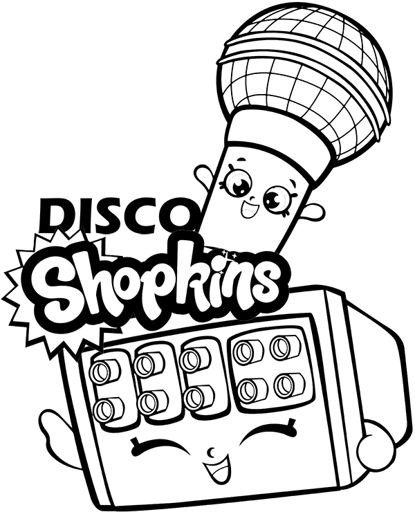 Dibujos para colorear e imprimir Shopkins