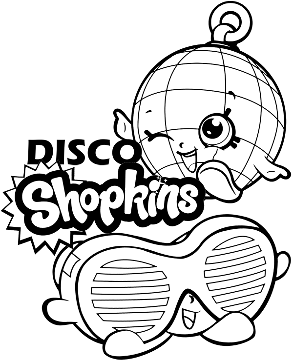 Dibujos para colorear e imprimir Shopkins