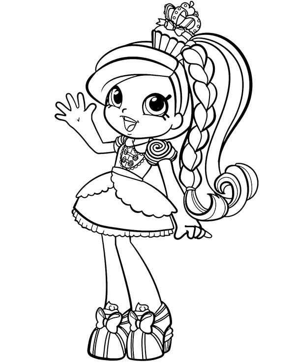 Dibujos para colorear e imprimir Shopkins