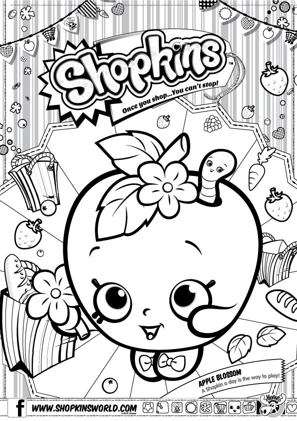 Dibujos para colorear e imprimir Shopkins